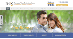 Desktop Screenshot of hairrestorationhouston.com